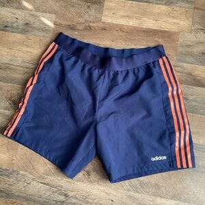 Adidas Dark Blue Athletic Shorts